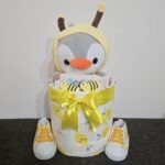 1 Tier Yellow Bee Diaper Cake Baby Gift 9 20251202 095357